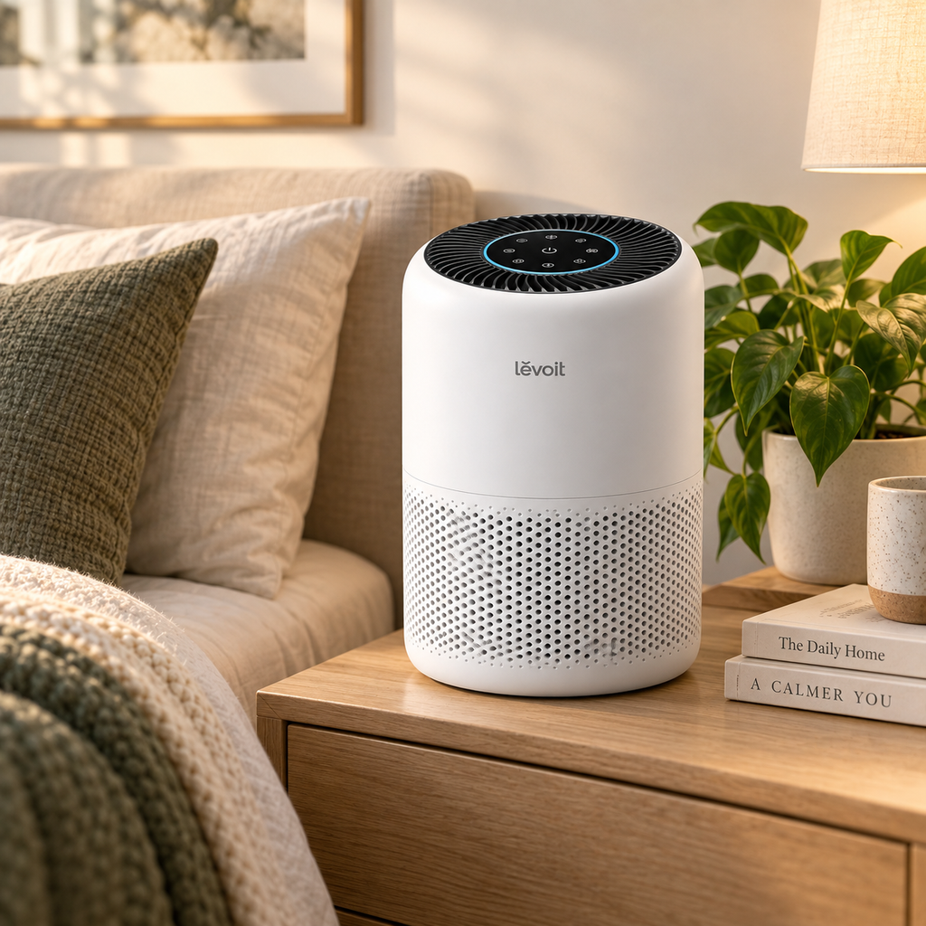 Levoit Core 300S air purifier in a room